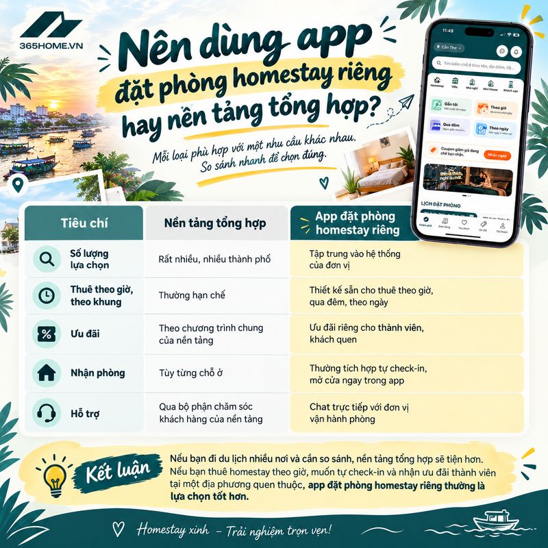 tiêu chí chọn ứng dụng đặt phòng uy tín