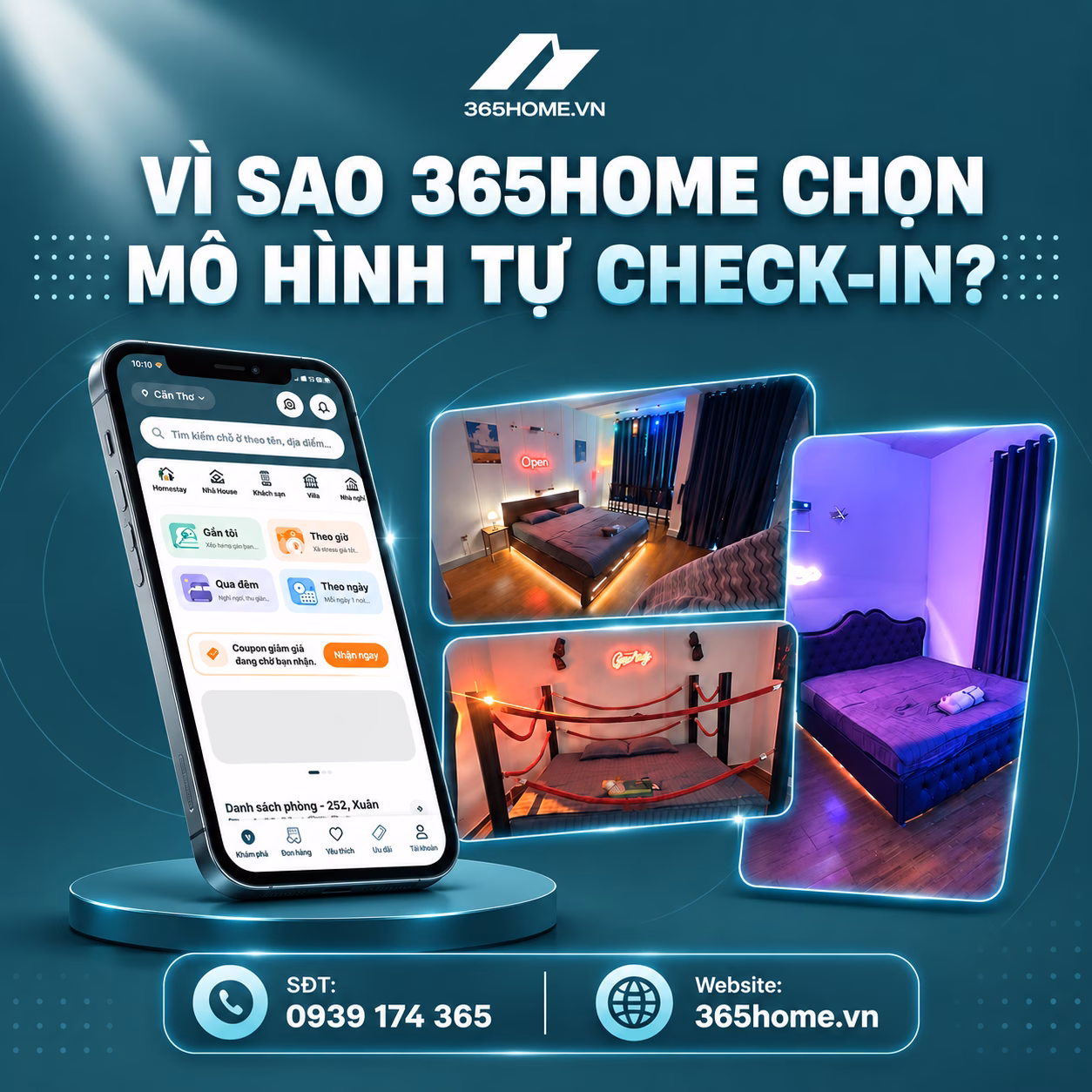Mô hình homestay tự check-in không lễ tân hoạt động như thế nào ?