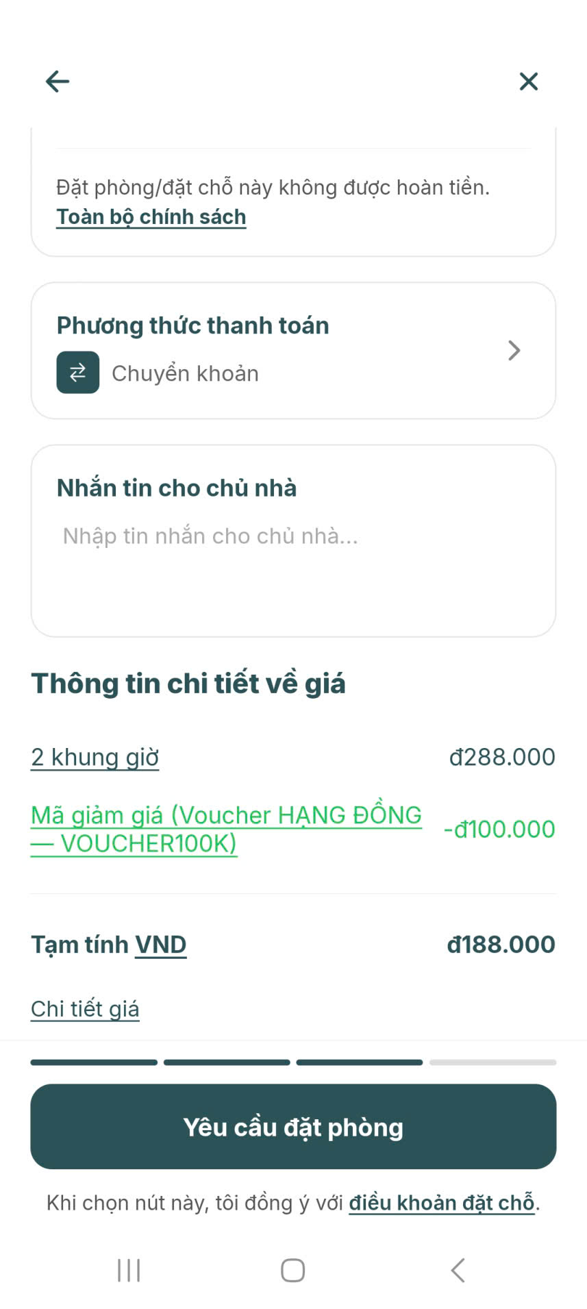 Xác nhận đơn App 365Home