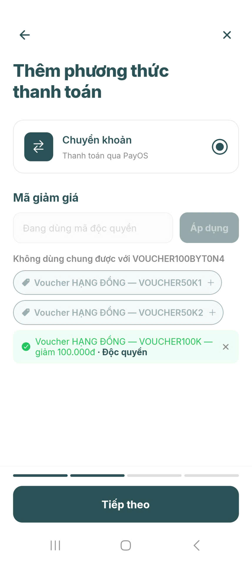 Áp mã voucher App 365Home